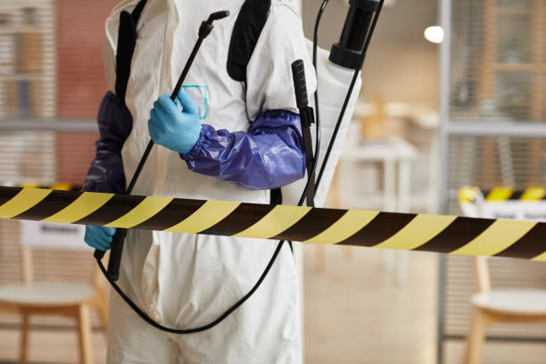 Professional Biohazard Cleanup technician working in Lake Arrowhead, CA